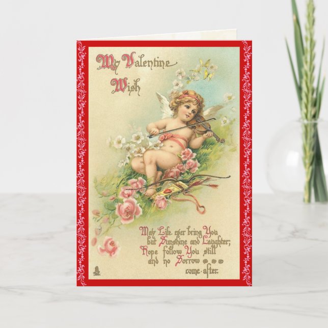 Victorian Valentine's Day Card (Front)