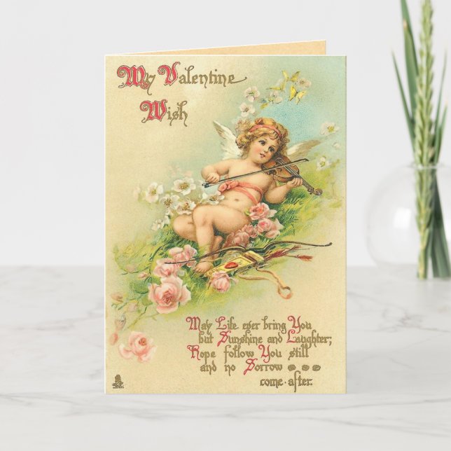 Victorian Valentine's Day Card (Front)
