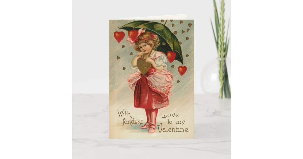Victorian Valentine's Day Card