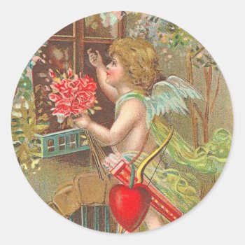 Victorian Valentine's Day Stickers by golden_oldies at Zazzle