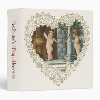 Victorian Valentine's Day, Vintage Angels w Letter Binder