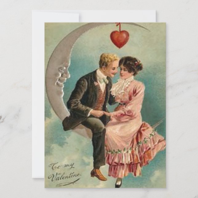 victorian valentines holiday card (Front)