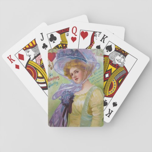Victorian Valentines Playing Cards