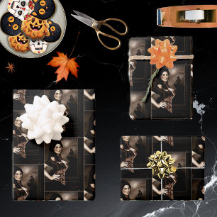 Victorian Vampire Werewolf Wrapping Paper Sheets