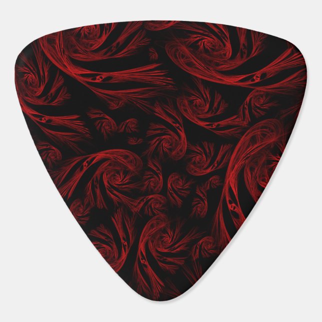 Victorian Velvet Guitar Pick (Back)