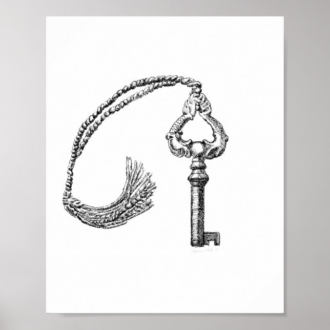 Victorian Victrola Key Poster (Front)