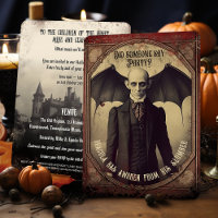 Victorian Vintage Count Dracula Halloween