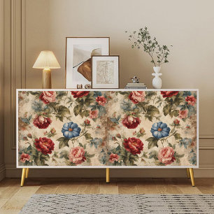 Victorian vintage Floral decoupage Tissue Paper