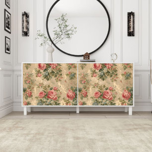 Victorian vintage Floral decoupage Tissue Paper