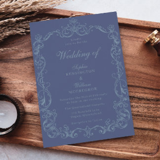 Victorian Vintage Frame Gorgeous Wedding Invitation
