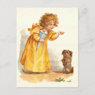 Victorian Vintage Girl's Party - 3 or 4 Year Old Invitation