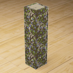 Victorian Vintage Ivy Vines w/ Flourishes Wedding Wine Box