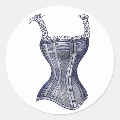 Victorian Vintage Lacy Corset Stickers