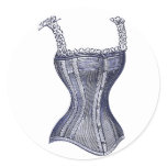 Victorian Vintage Lacy Corset Stickers