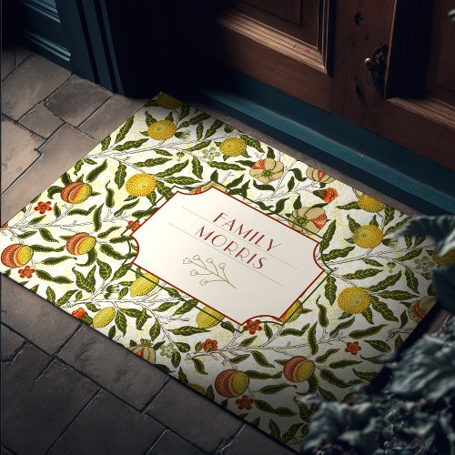 Victorian Vintage Lemon Pomegranate Morris Welcome Doormat