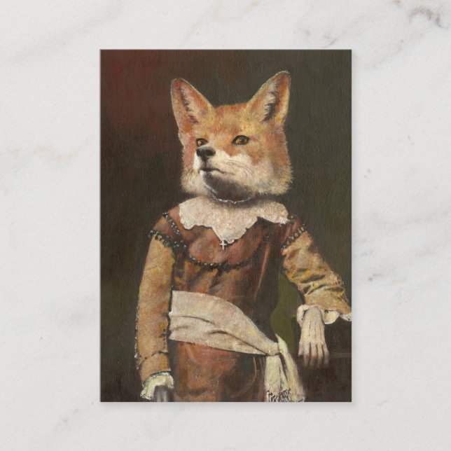  Victorian Vixen ACEO Busines Card (Front)