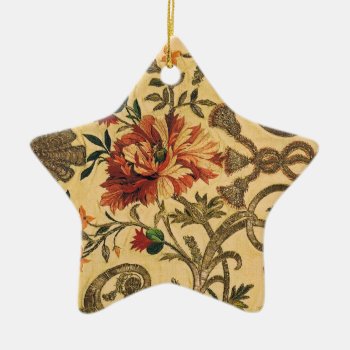 Victorian Wallpaper Ceramic Ornament by angelworks at Zazzle