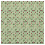 Victorian Wallpaper Daisies In Mint Green Textiles Fabric