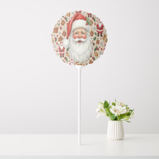 Victorian Watercolor Santa Christmas Collection Balloon