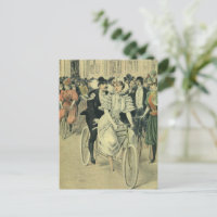 Victorian Wedding Bride and Groom Save the Date