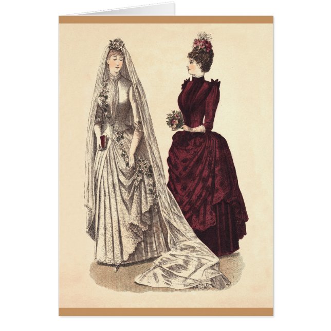 victorian wedding cards (Front)
