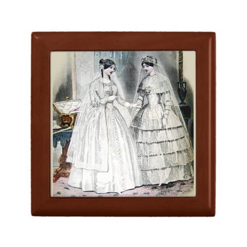 Victorian Wedding Dress Jewelry Box