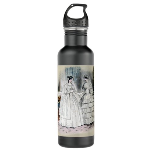 Victorian Wedding Dress Stainless Steel Water Bottle