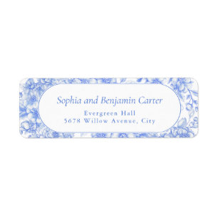 Victorian Wedding Floral Something Blue Label