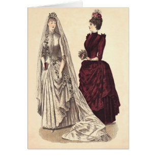 Victorian wedding gown
