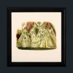 Victorian Wedding Keepsake Box<br><div class="desc">This Victorian wedding party is dressed in the latest fashion from 1861.</div>