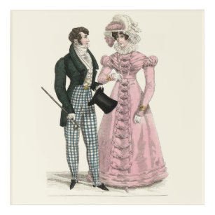 Victorian Wedding Man Woman Dressy Fashion Acrylic Print