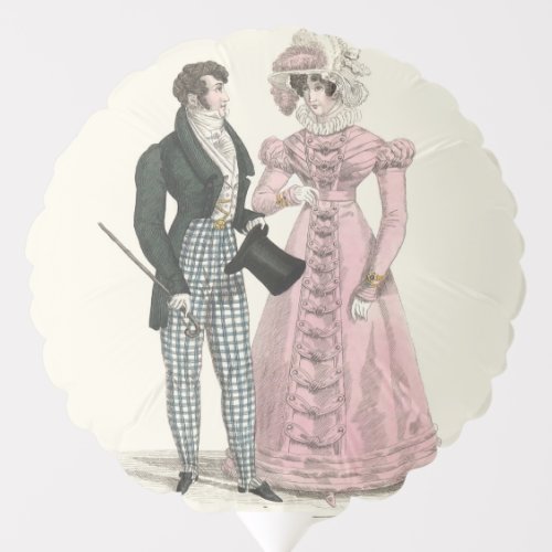 Victorian Wedding Man Woman Dressy Fashion Balloon