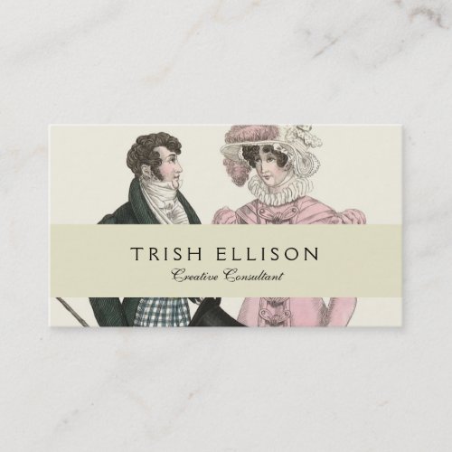 Victorian Wedding Man Woman Dressy Fashion Business Card