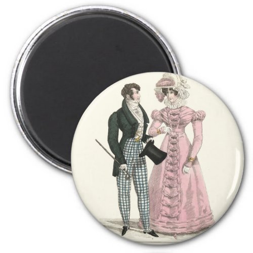 Victorian Wedding Man Woman Dressy Fashion Magnet