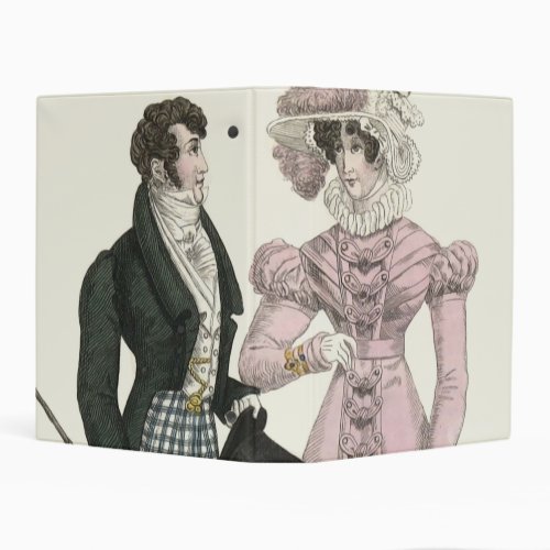 Victorian Wedding Man Woman Dressy Fashion Mini Binder