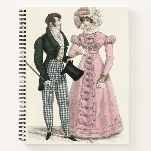 Victorian Wedding Man Woman Dressy Fashion Notebook