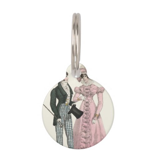 Victorian Wedding Man Woman Dressy Fashion Pet ID Tag