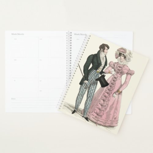 Victorian Wedding Man Woman Dressy Fashion Planner
