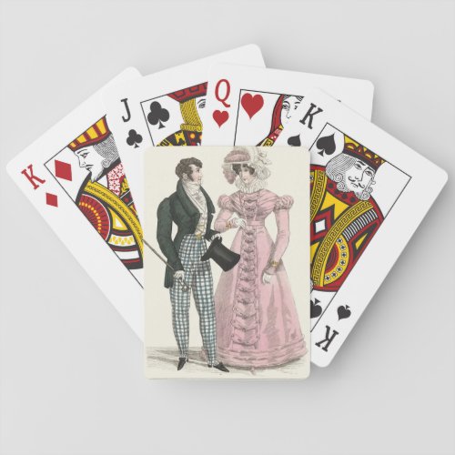 Victorian Wedding Man Woman Dressy Fashion Playing Cards