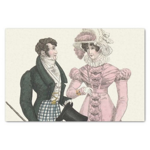 Victorian Wedding Man Woman Dressy Fashion Tissue Paper