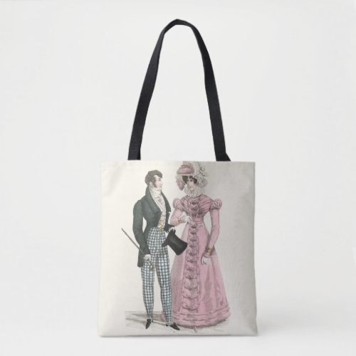Victorian Wedding Man Woman Dressy Fashion Tote Bag