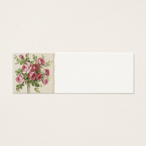 Customizable Victorian Wedding Place Setting Cards Business Card Template