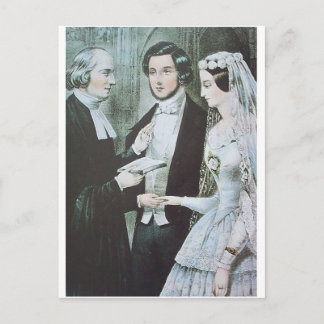 Victorian Wedding Postcard