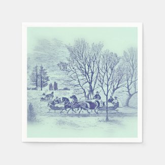Victorian winter scene