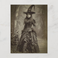 Victorian Witch Sepia Portrait style 3