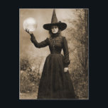 Victorian Witch Sepia Portrait style 9 Postcard<br><div class="desc">In this sepia photo portrait,  the Victorian witch stands as a timeless symbol of power,  wisdom,  and the enduring allure of the arcane arts.</div>