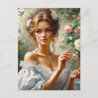 Victorian Woman 3 Postcard