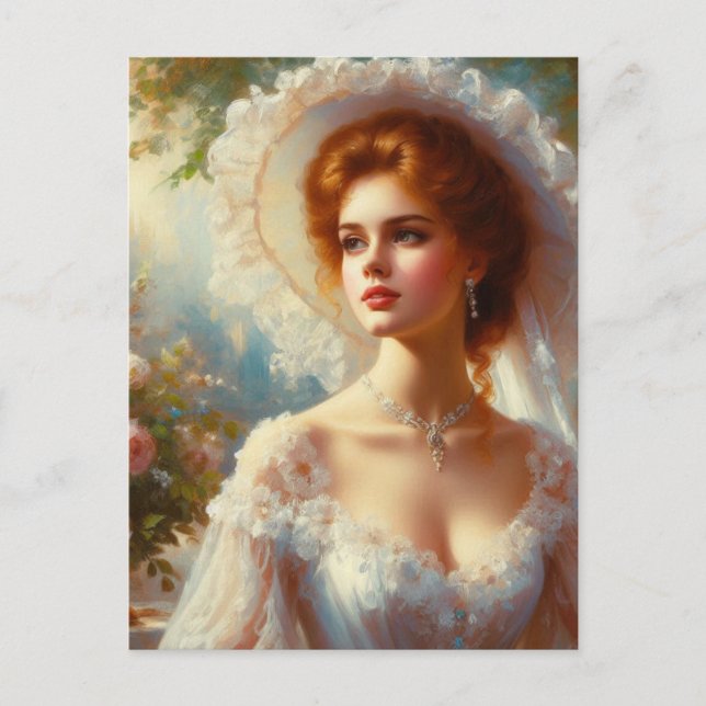Victorian Woman 5 Postcard (Front)