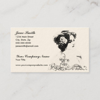 Victorian Woman Business Card