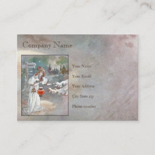 Victorian Woman Business Card